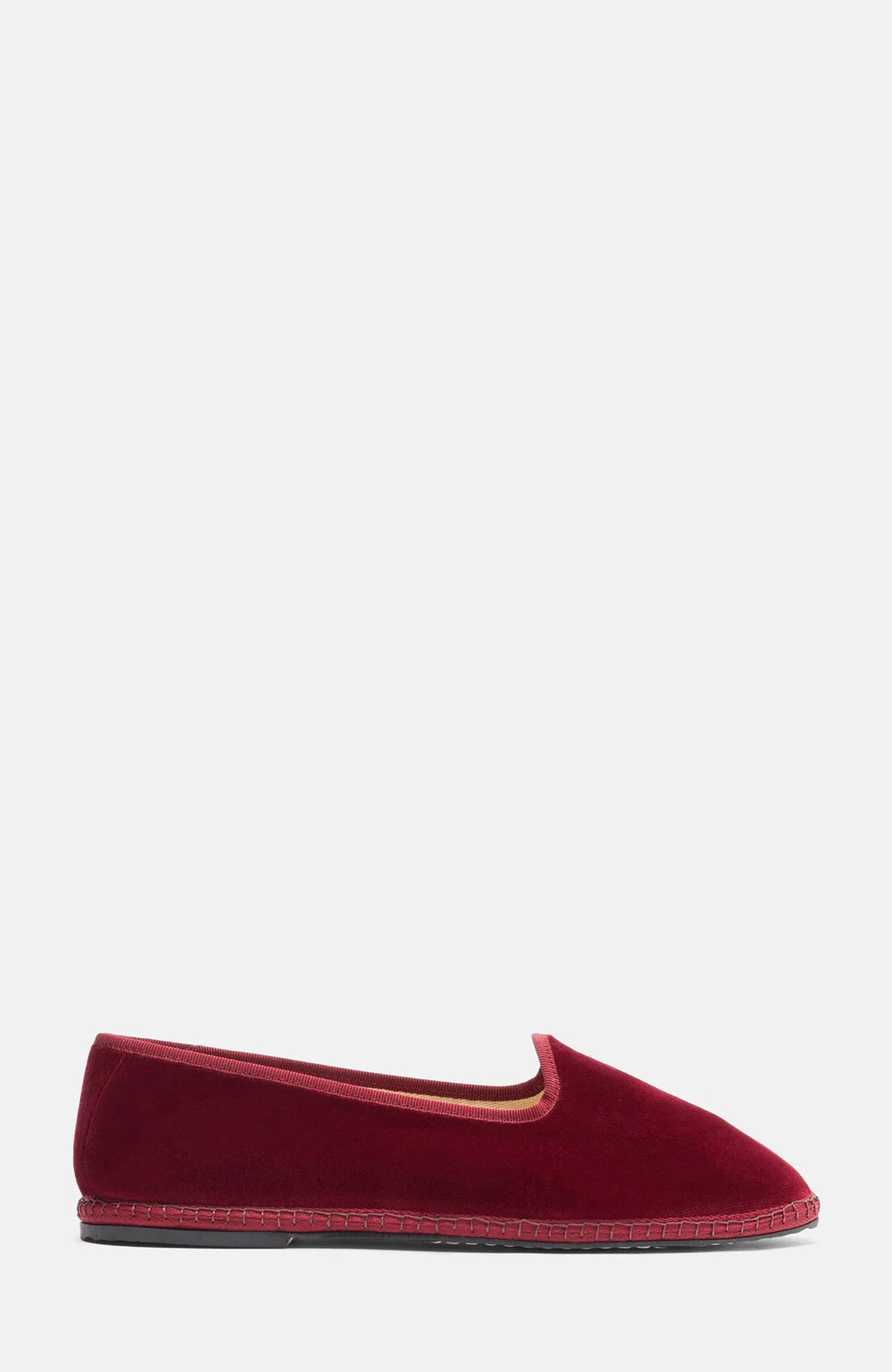 Valentino Slippers, Alternate, color, Burgundy - velvet