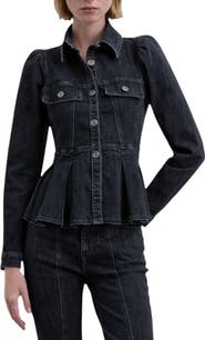 Scalpers Puffed Sleeve Denim Shirt
