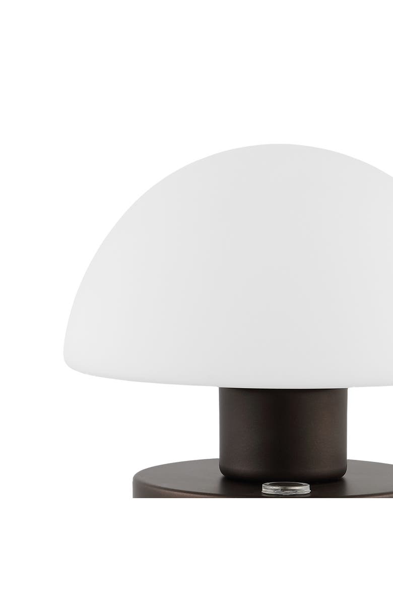 JONATHAN Y Zoe Bohemian Farmhouse Iron Rechargeable Integrated Portable LED Table Lamp, Alternate, color, Oil Rubbed Bronze