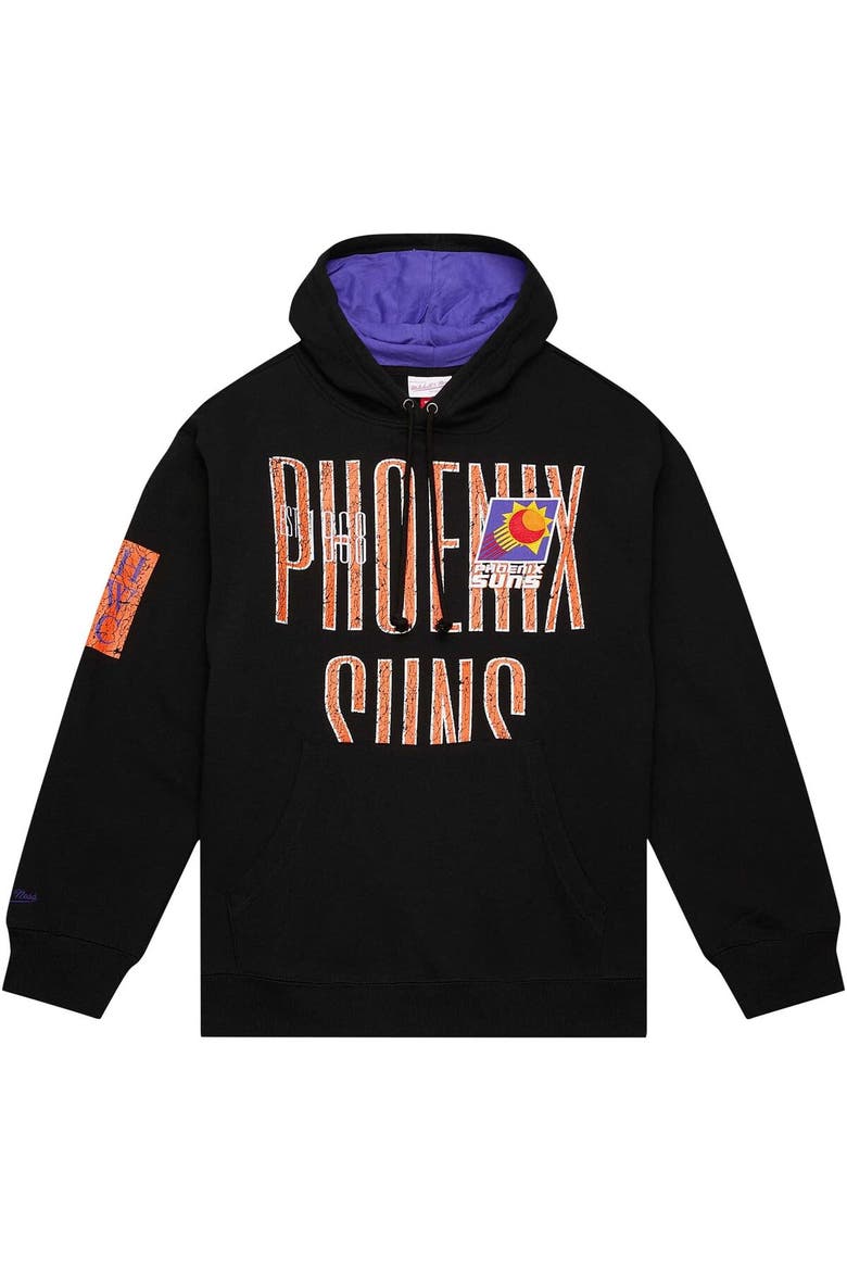 Men's Mitchell & Ness Black Phoenix Suns Hardwood Classics OG 2.0 Pullover Hoodie, Alternate, color, Black