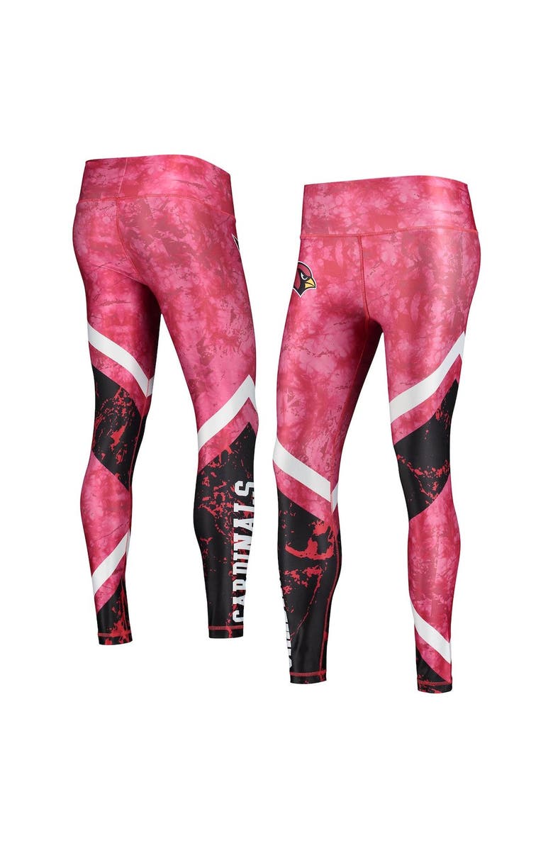 CONCEPTS SPORT Women's Concepts Sport Cardinal/Black Arizona Cardinals Dormer Knit Sublimated Leggings, Main, color, 