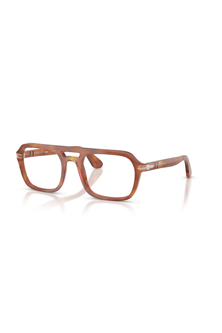 54mm Square optical glasses, Main, color, Brown