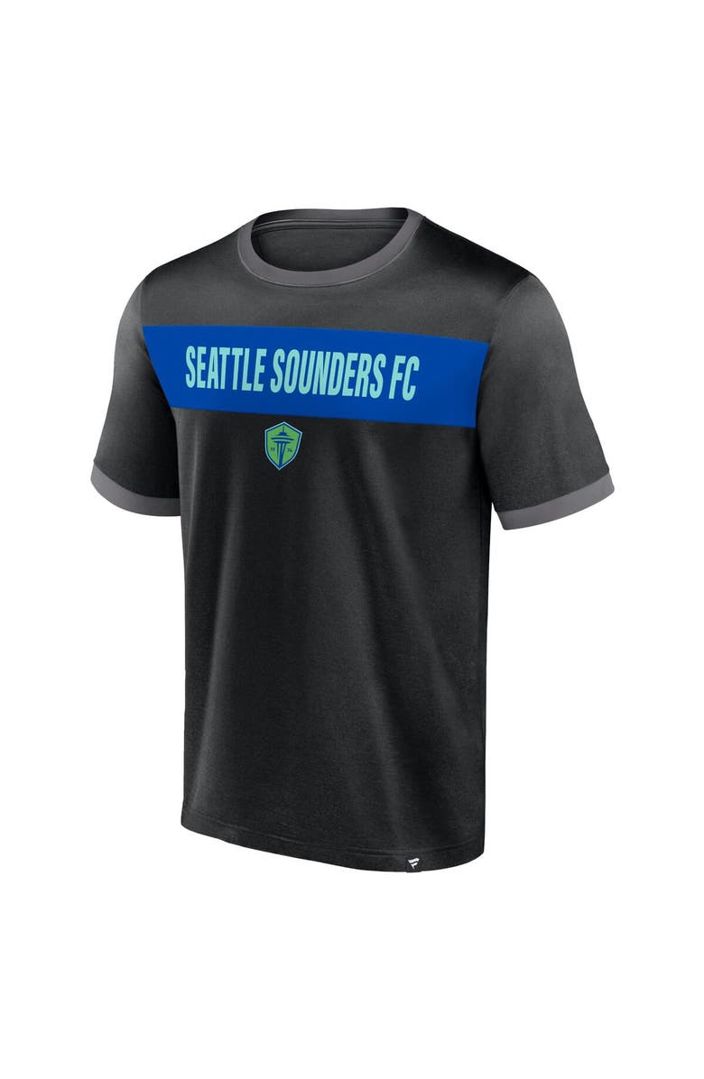 FANATICS Men's Fanatics Branded Black Seattle Sounders FC Advantages T-Shirt, Alternate, color, Black