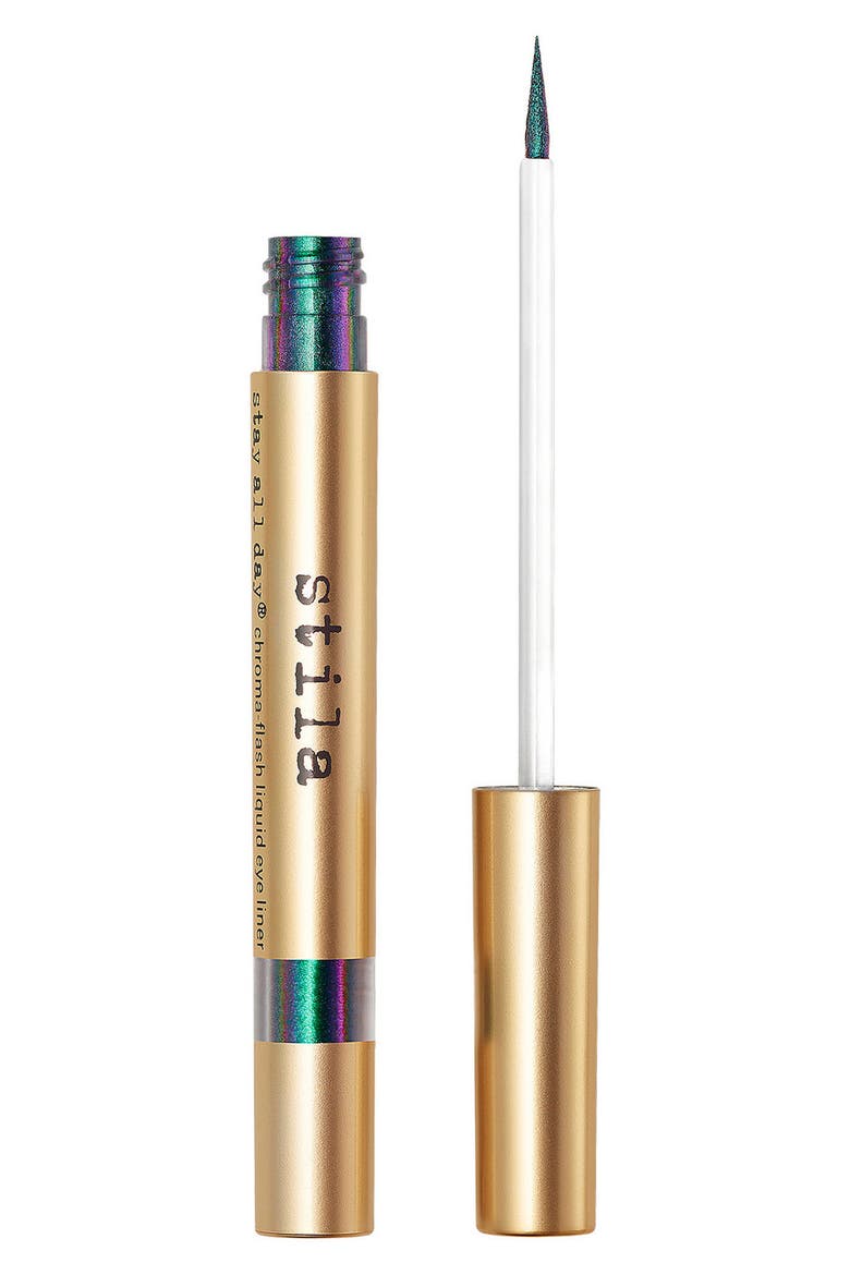Stay All Day® Chroma-Flash Liquid Eye Liner, Main, color, PEACOCK