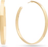 LANA Vanity 14K Gold Hollow Hoop Earrings