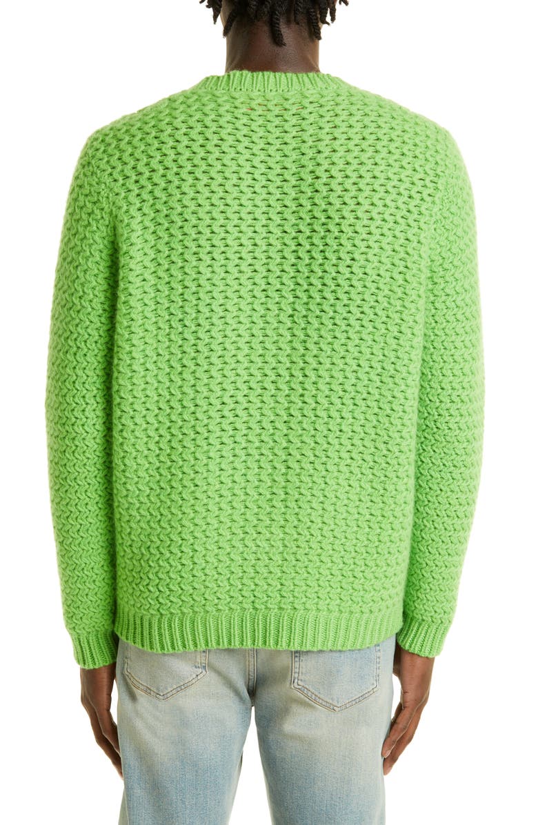 The Elder Statesman Rope Stitch Cashmere Sweater, Alternate, color, 