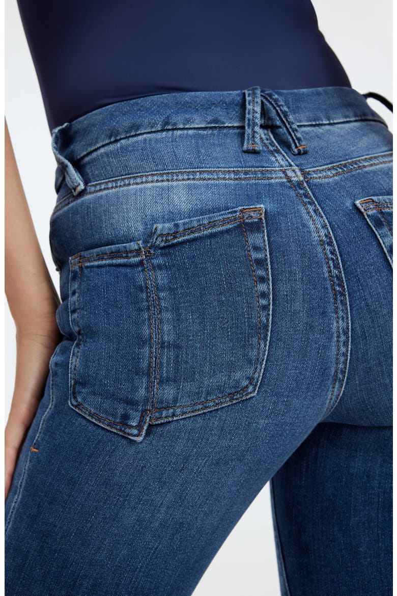Good Legs Flare Jeans, Alternate, color, INDIGO329