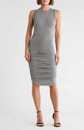 Scrunch Jersey Minidress