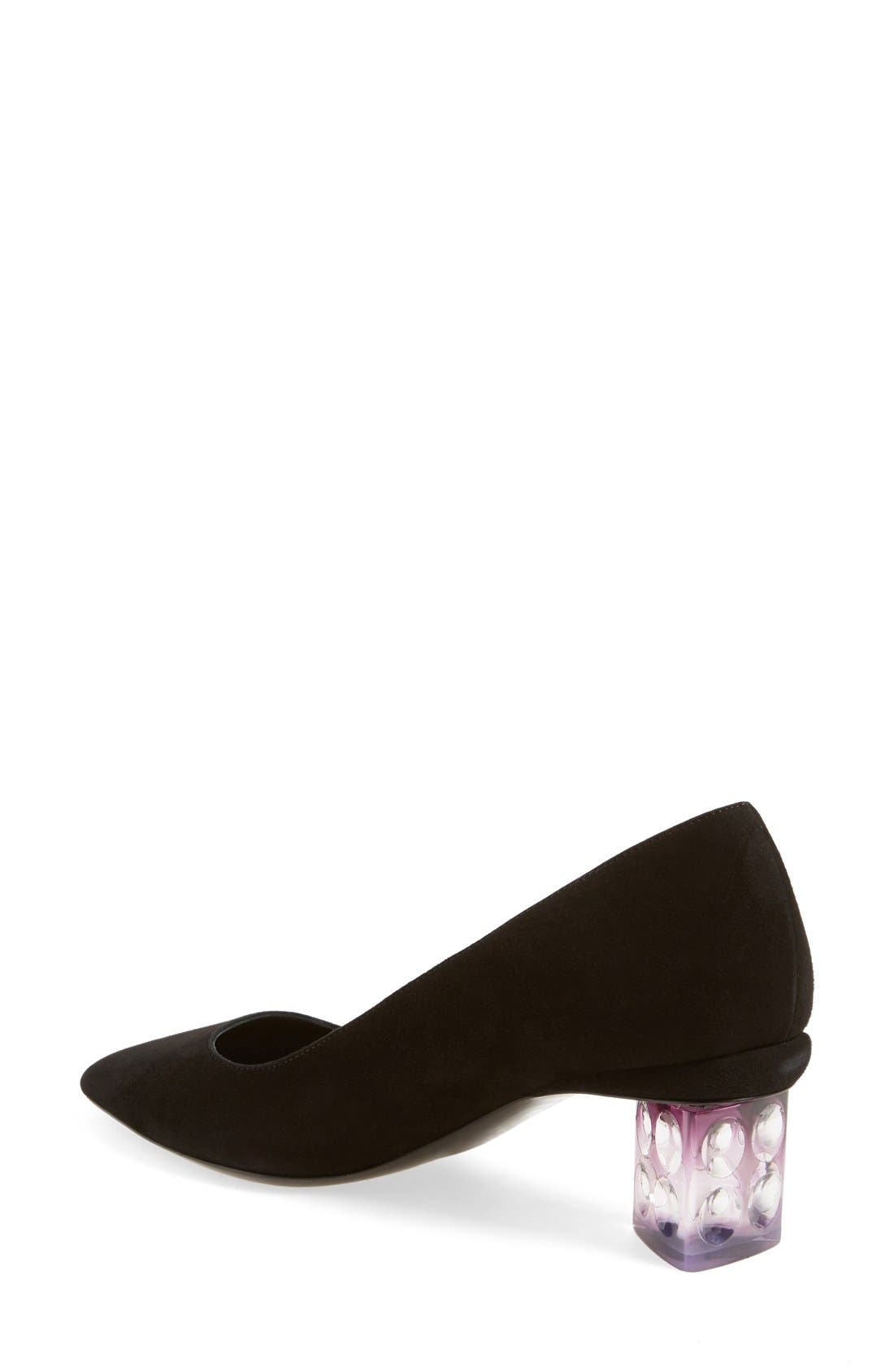 'Maeva' Ankle Boot, Alternate, color, BLACK