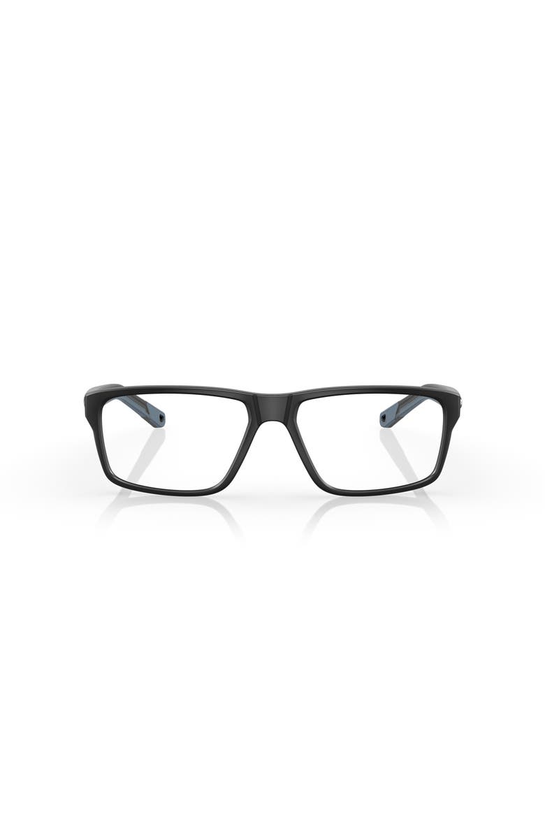 Costa 59mm Rectangle optical glasses, Alternate, color, Black