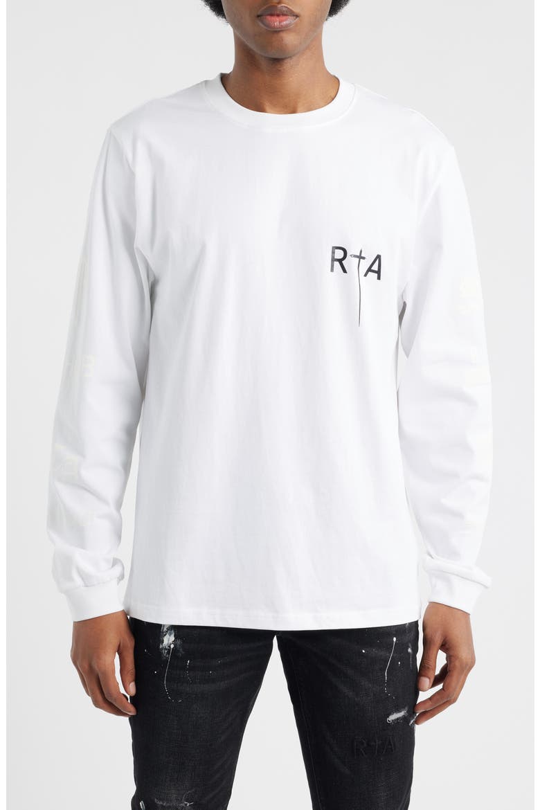 Greatest Hits Long Sleeve Graphic T-Shirt, Main, color, WHITE GREATEST HITS