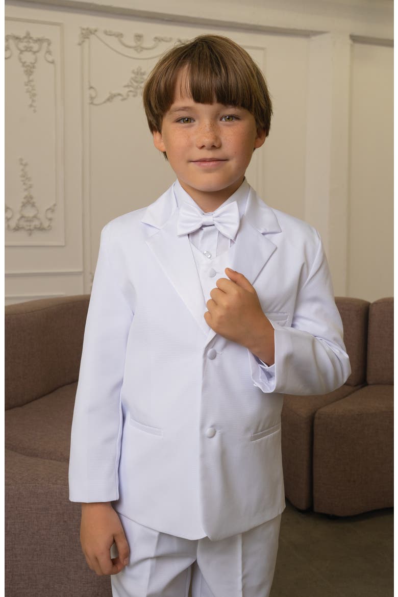 Kids' Bond Five-Piece Suit, Alternate, color, BOND WHITE
