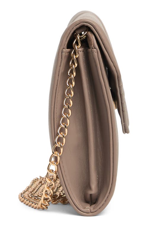 Badgley Mischka Collection Chevron Quilted Crossbody Bag