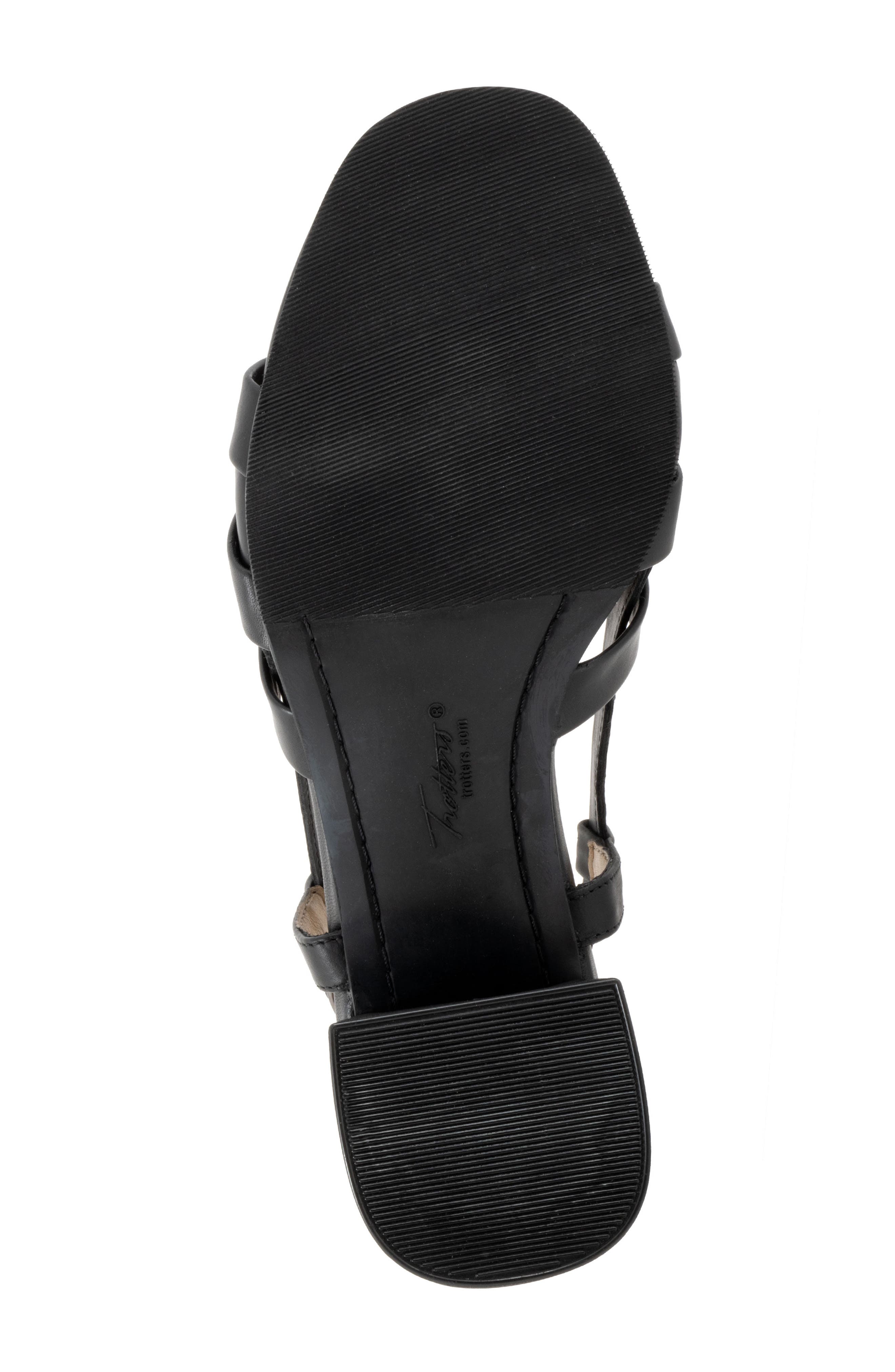Trotters Luna Slingback Sandal, Alternate, color, Black