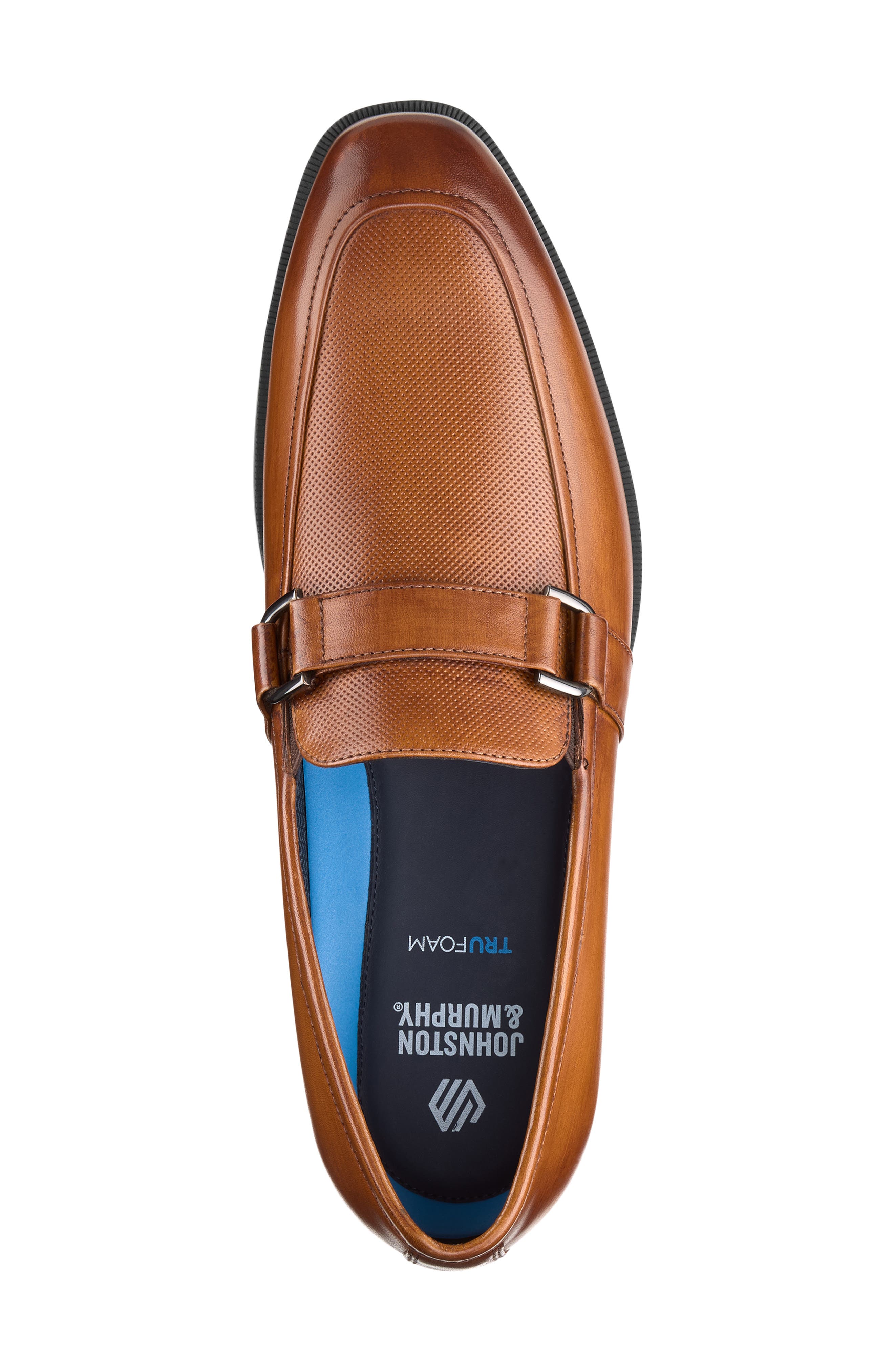 Gibbons Embossed Bit Loafer, Alternate, color, TAN FULL GRAIN
