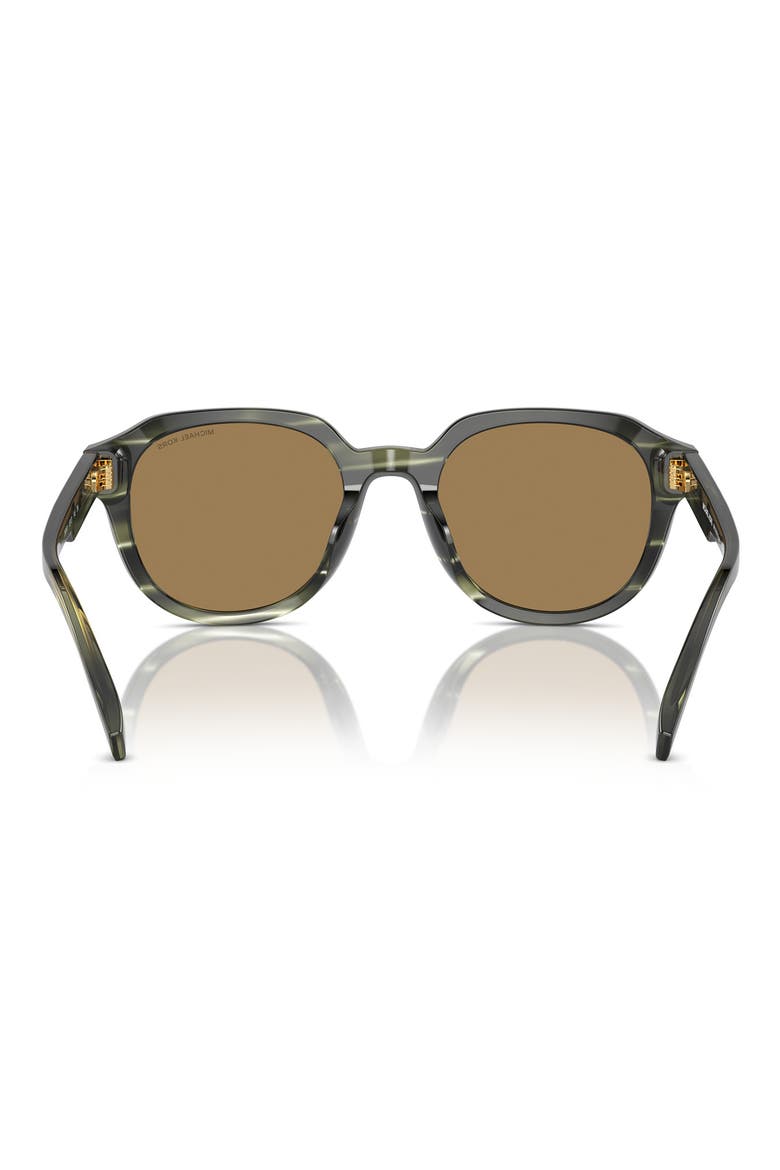 Eger 52mm Round Sunglasses, Alternate, color, OLIVE
