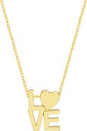 Estella Bartlett Love Pendant Necklace