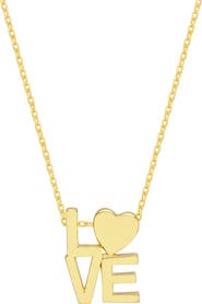 Estella Bartlett Love Pendant Necklace
