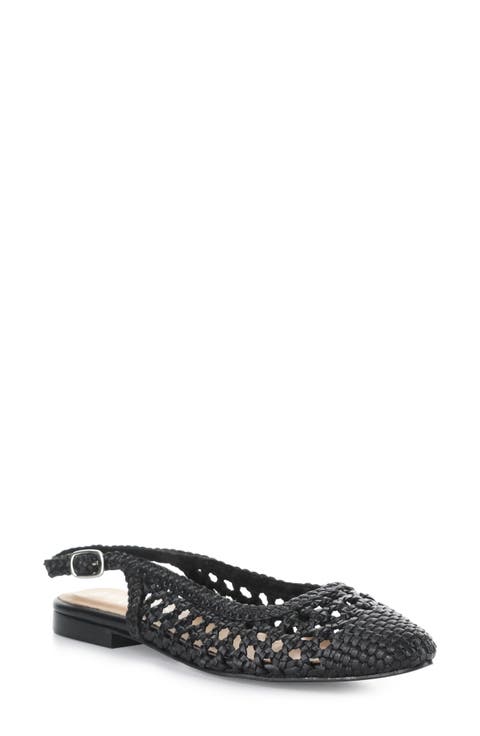 Willow Slingback Cap Toe Flat (Women)