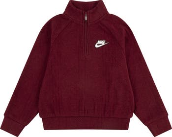 Kids' Textured Half-Zip Knit Pullover