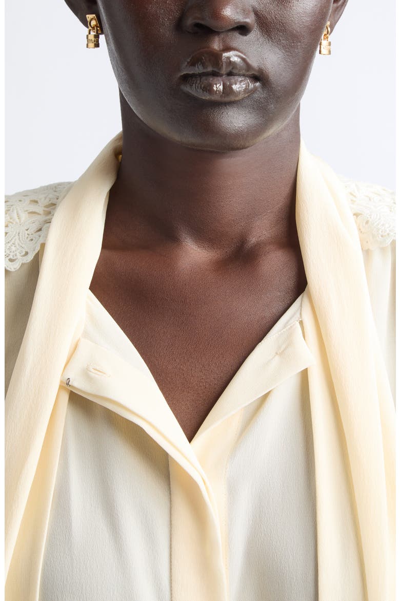 The Chloé Mini Paddington Drop Earrings, Alternate, color, VINTAGE GOLD