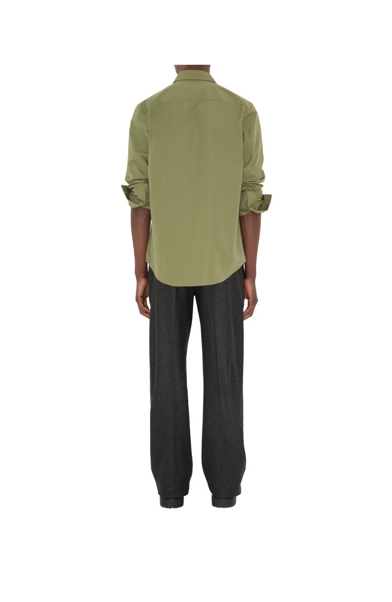 Burberry Slim Fit Cotton Shirt, Alternate, color, Wreath