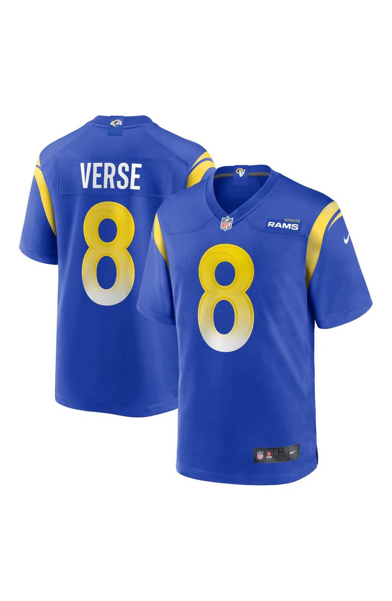 Nike Men's Nike Jared Verse Royal Los Angeles Rams Player Game Jersey, Alternate, color, Royal