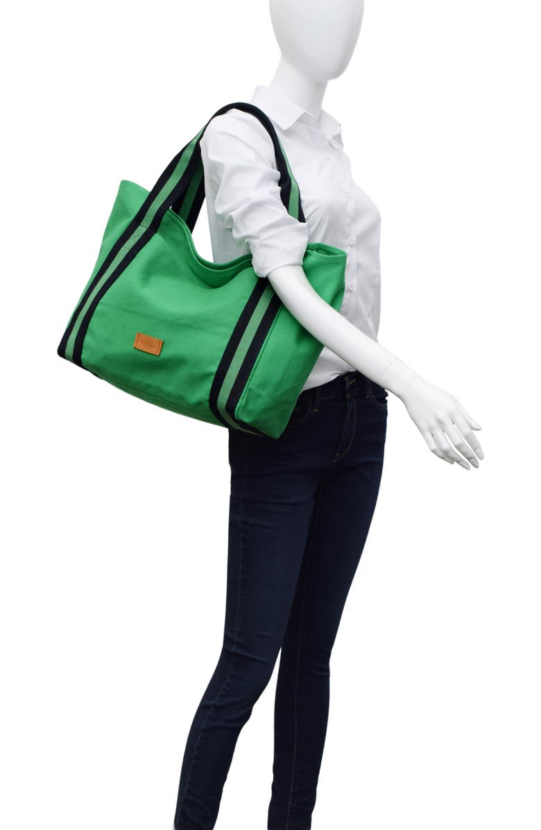 New Amsterdam Leatherworks Liliana Large Tote, Alternate, color, Kelly/ Kelly