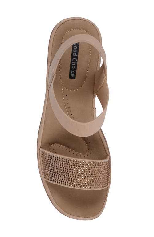 Gc Shoes Nia Wedge Sandal In Natural