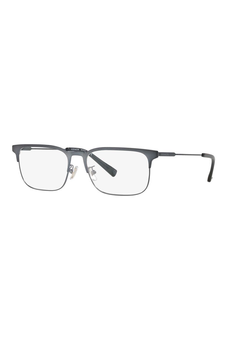 56mm Rectangular Optical Glasses, Alternate, color, MATTE SLATE / DEMO LENS