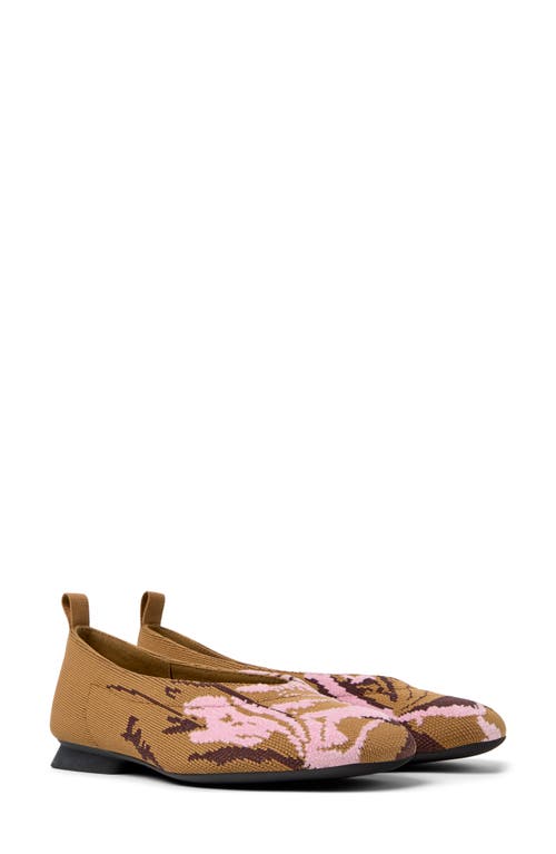 Camper Casi Myra Knit Flat In Brown