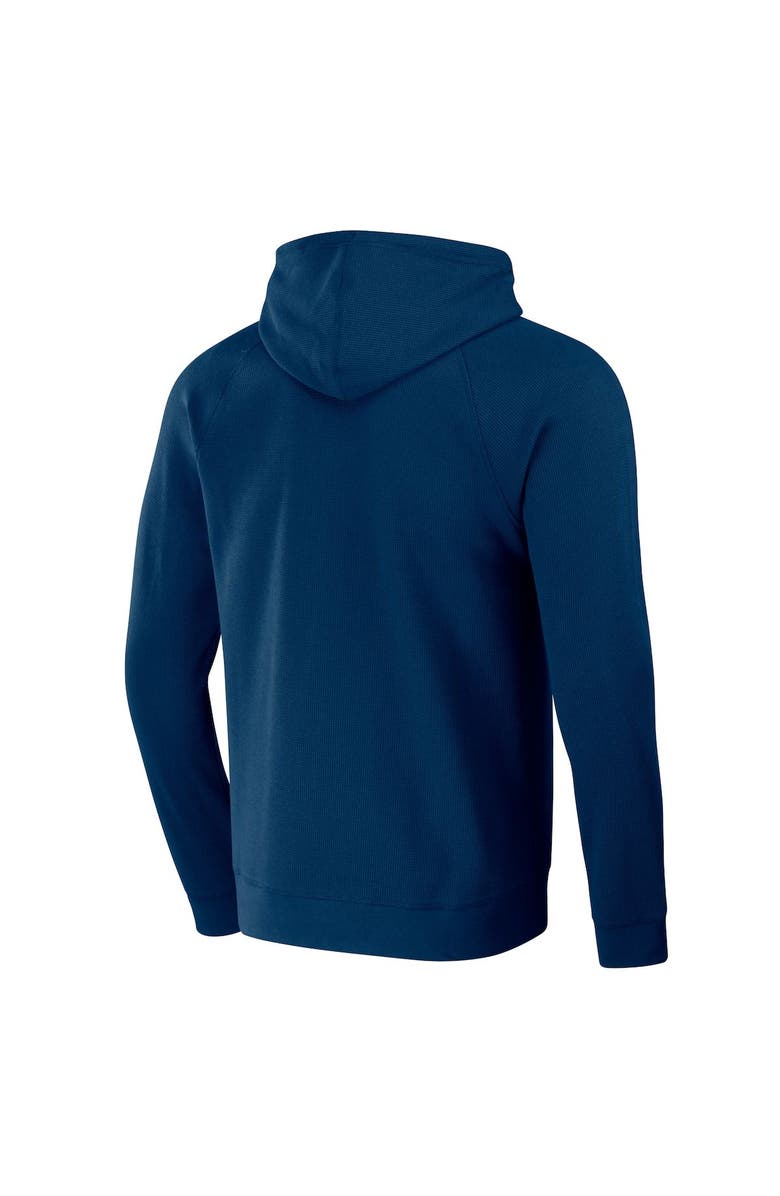 Darius Rucker Collection by Fanatics Men's Darius Rucker Collection by Fanatics  Navy Minnesota Twins Waffle-Knit Raglan Pullover Hoodie, Alternate, color, Navy