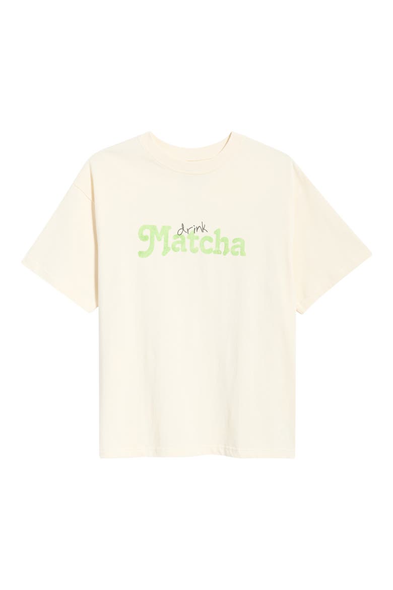 Matcha Graphic T-Shirt, Alternate, color, CREAM