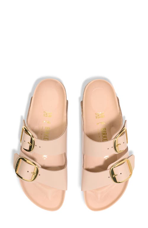 Shop Birkenstock Arizona Big Buckle Slide Sandal In New Beige
