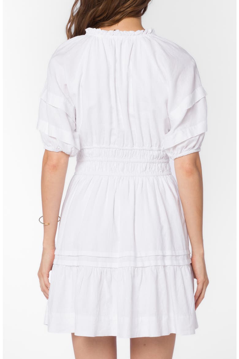 Donna Linen Blend Minidress, Alternate, color, WHITE