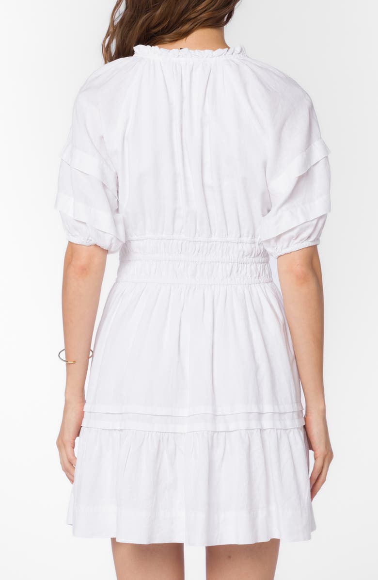 VELVET HEART Donna Linen Blend Minidress, Alternate, color, White