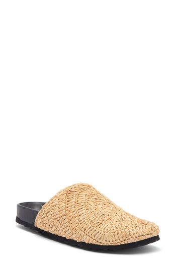 Staud Dia Raffia Mule In Natural