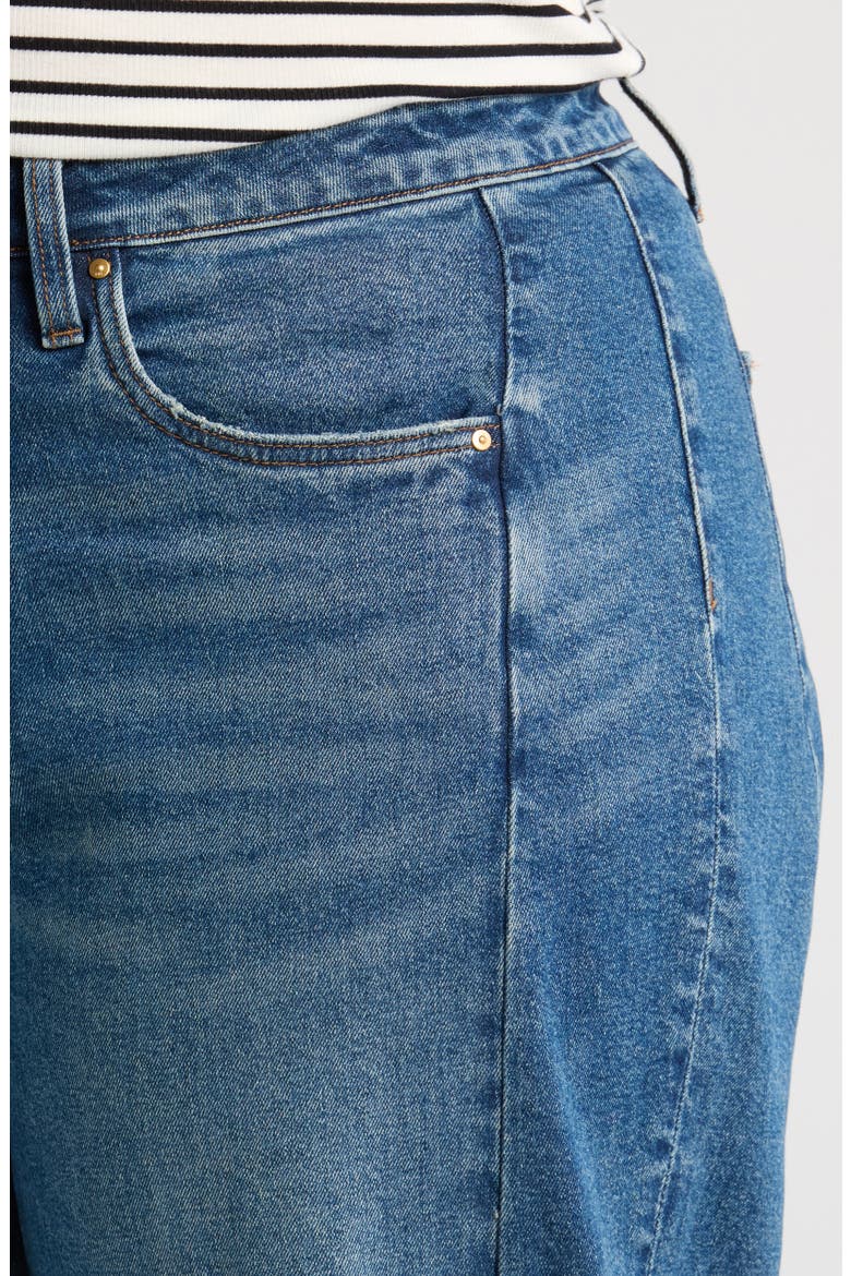 Meg Cuffed Wide Leg Jeans, Alternate, color, COMMITMENT