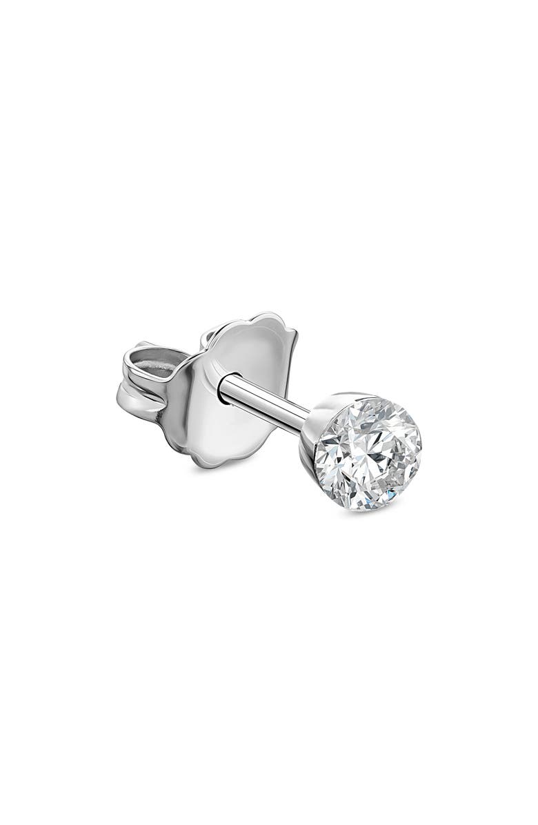 MARIA TASH Invisible Set Diamond Single Stud Earring, Main, color,
