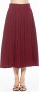 Alexia Admor Oren Pleated Midi Skirt