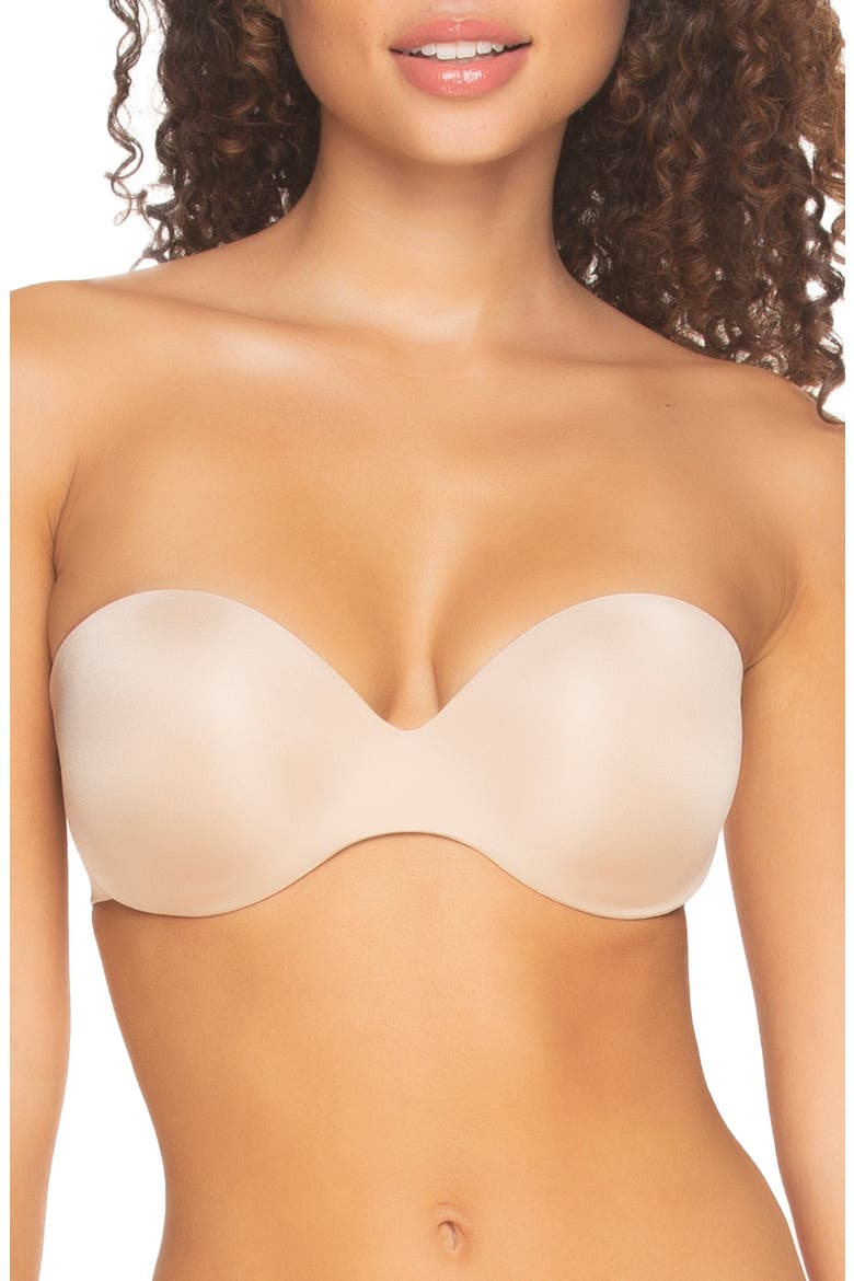Body Luxe Convertible Strapless Underwire Contour Bra, Main, color, WARM NUDE