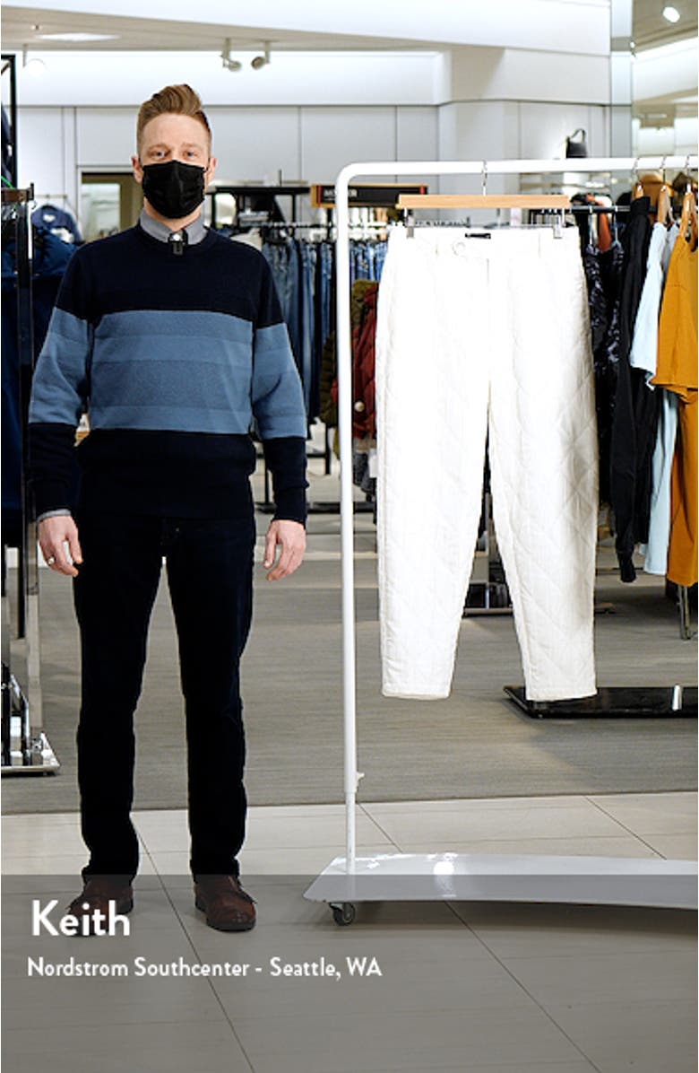 Oversize Quilted Tapered Trousers, sales video thumbnail