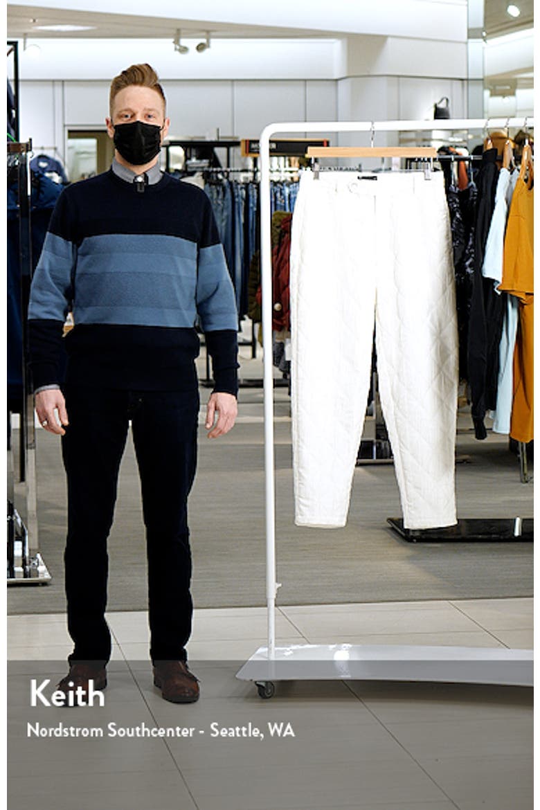 Oversize Quilted Tapered Trousers video