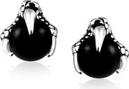 BLING JEWELRY Orb Dragon Claw Stud Earrings