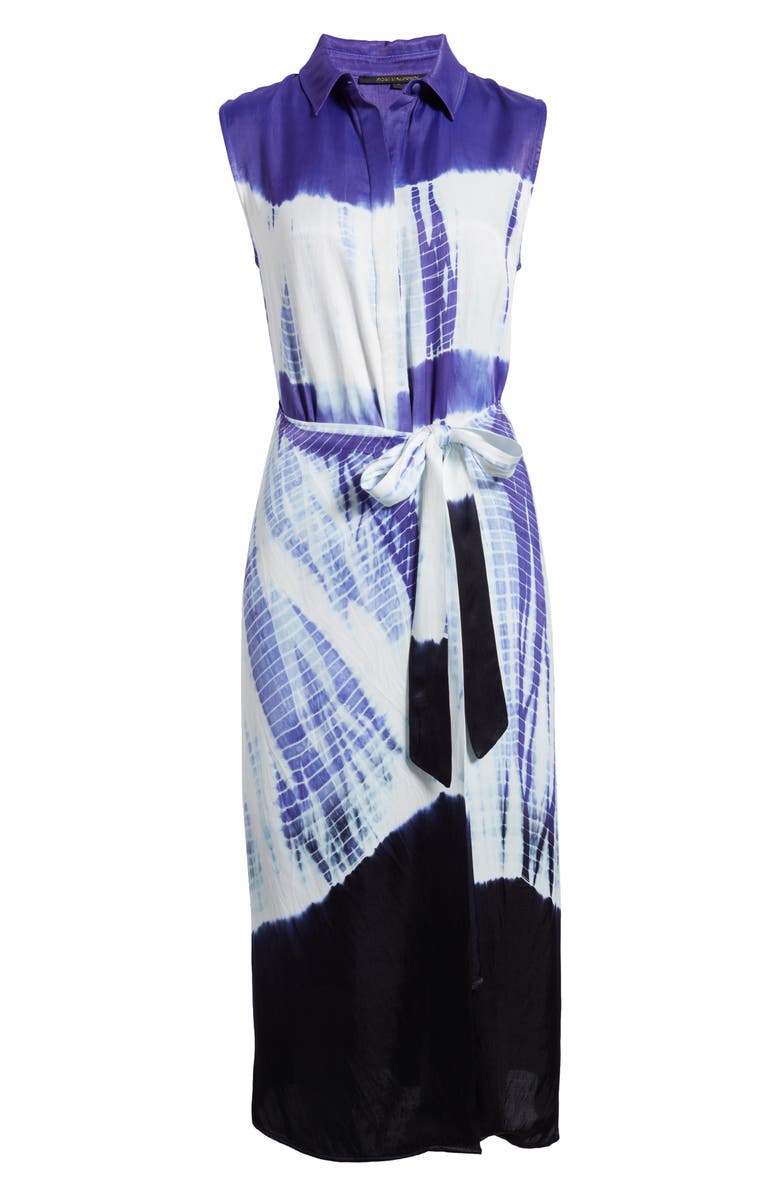 KOBI HALPERIN Tie Dye Sleeveless Maxi Shirtdress, Alternate, color, 