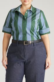 Universal Standard Stretch Poplin Shirt