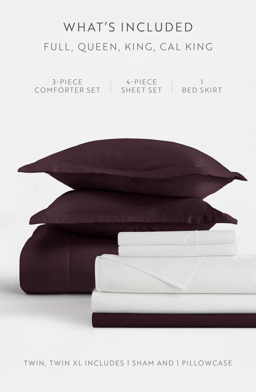 Ienjoy Home Premium Comforter & Sheet Bed In A Bag Set In Purple