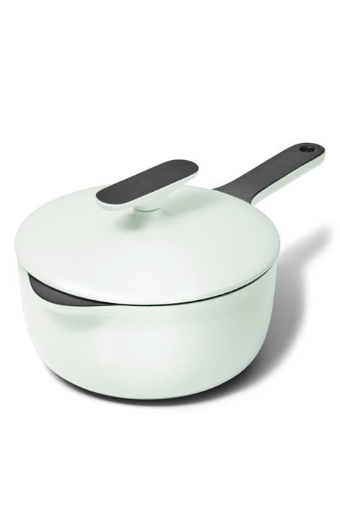 Enameled Cast Iron 1.8-Quart Mini Sauce Pan with Lid