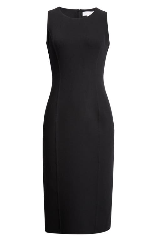 Michael Kors Collection Double Face Stretch Crepe Sheath Dress