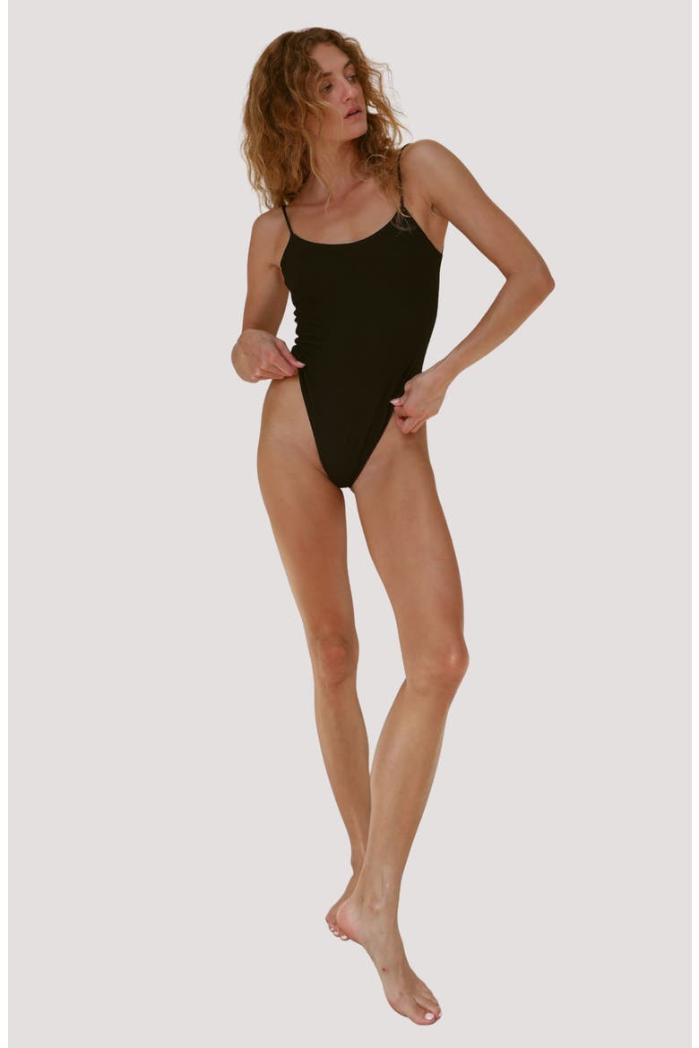 Surya One-Piece Swimsuit, Alternate, color, STONE RIPPLE